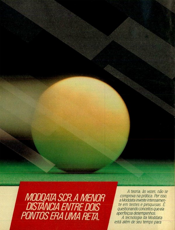 MODDATA SCR.A MENOR DISTÂNCIA ENTRE DOIS PONTOS ERA UMA RETA.