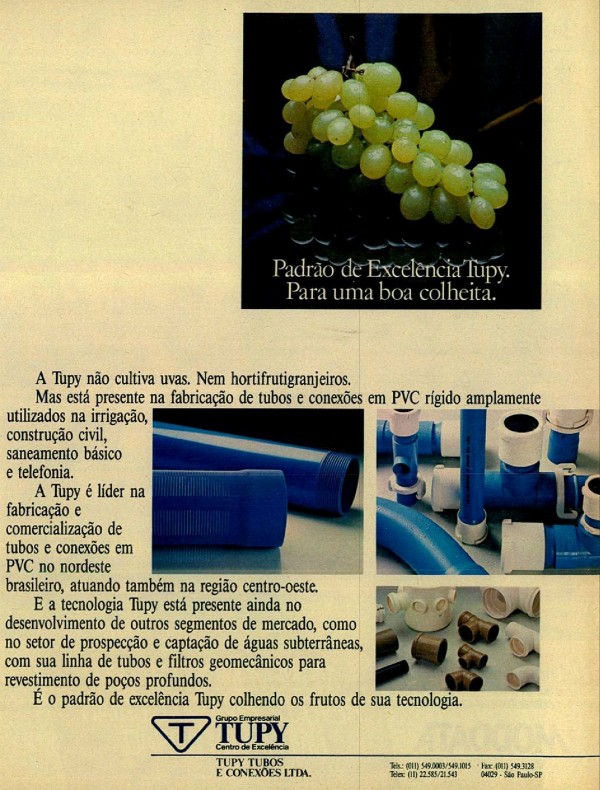 Padrão de Excelência Tupy. Para uma boa colheita.