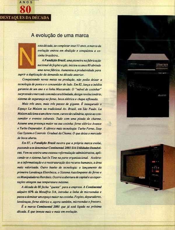 A evolução de uma marca