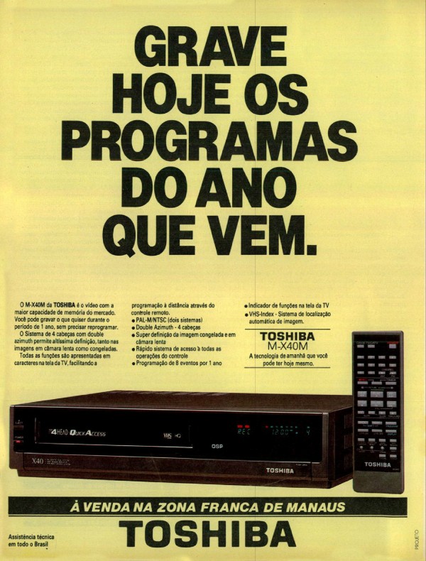 GRAVE HOJE OS PROGRAMAS DO ANO QUEM VEM.