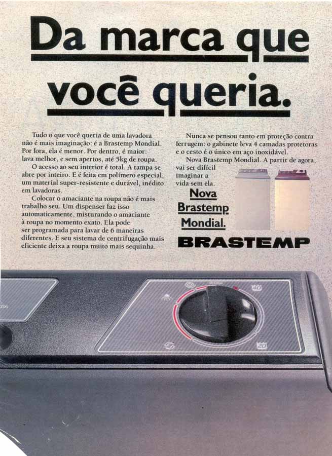 Nova Brastemp Mondial