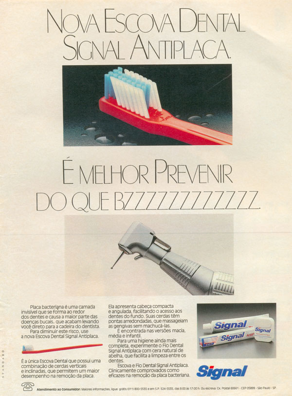 Escova Dental Signal Antiplaca
