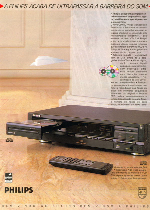 Aparelho de som CD 610 philips
