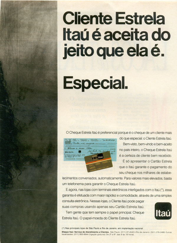 Cheque Estrela Itaú