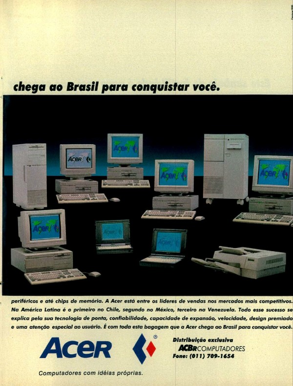 Depois de conquistar 77 países, a Acer chega ao Brasil para conquistar você.