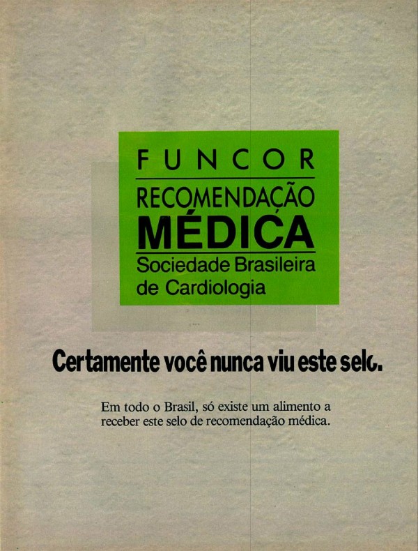 Certamente você nunca viu este selo. Certamente você vai se impressionar ao ler esta tabela. Depois de ver o selo e ler a tabela, certamente você vai mudar para Purilev.