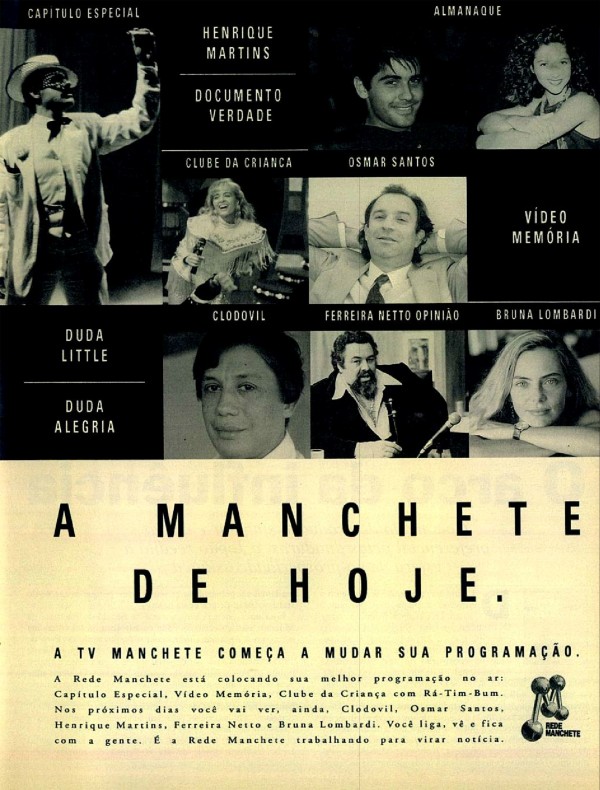 A MANCHETE DE HOJE.