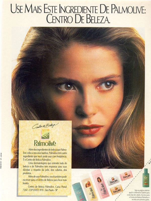 Linha de banho, Palmolive Optims, ótimo para a beleza de seus cabelos.