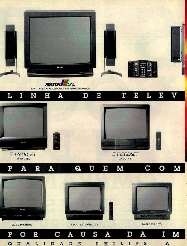 SE VOCÊ ANDA COMPRANDO TELEVISÃO SÓ POR CAUSA DO SOM VOCÊ DEVE ESTAR COM UM SÉRIO PROBLEMA DE VISÃO. LINHA DE TELEVISORES PHILIPS. PARA QUEM COMPRA TELEVISÃO POR CAUSA DA IMAGEM E DO SOM. QUALIDADE PHILIPS. A SUA MELHOR GARANTIA.