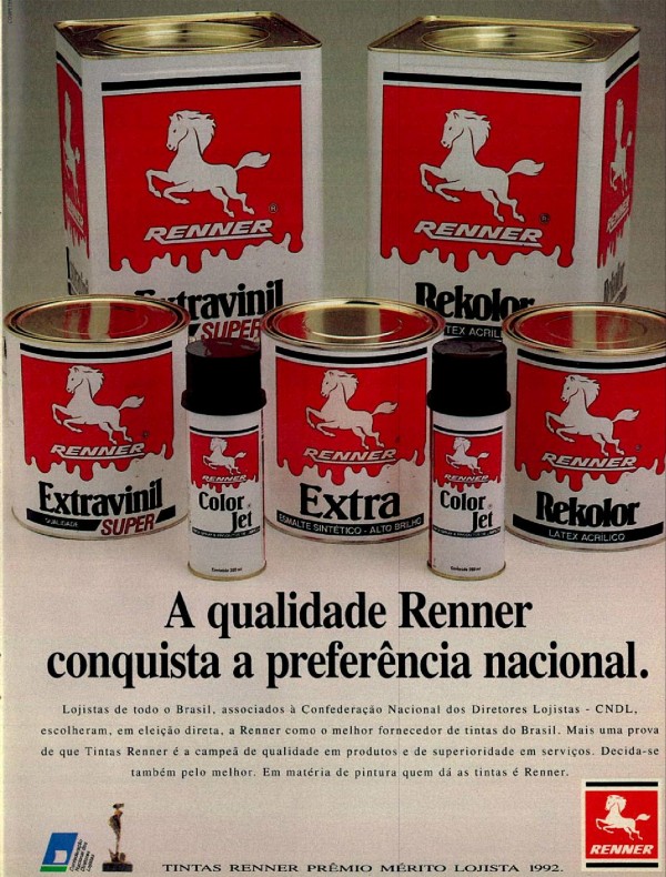 A qualidade Renner conquista a preferência nacional.