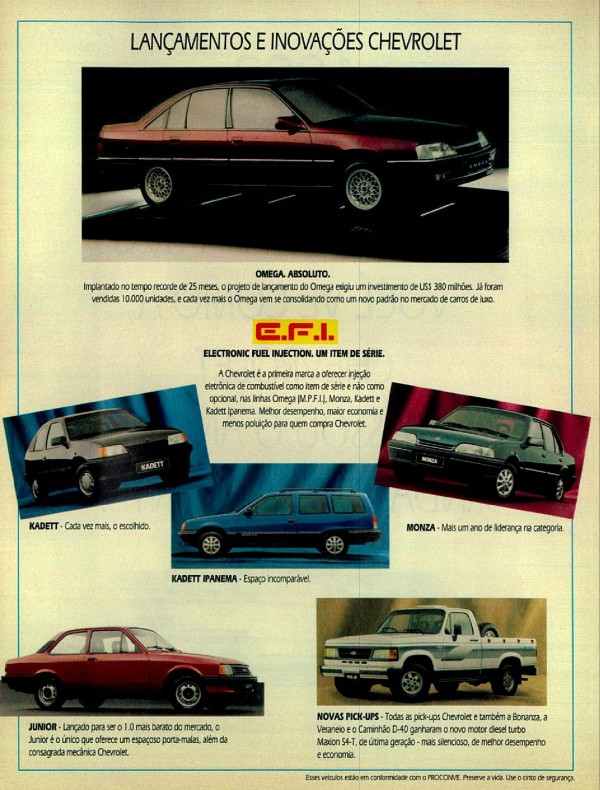 Lançamentos Chevrolet