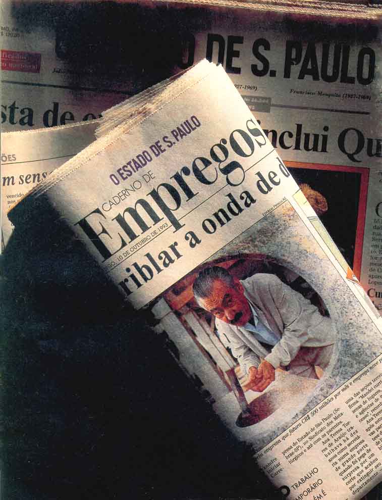 Caderno de empregos
