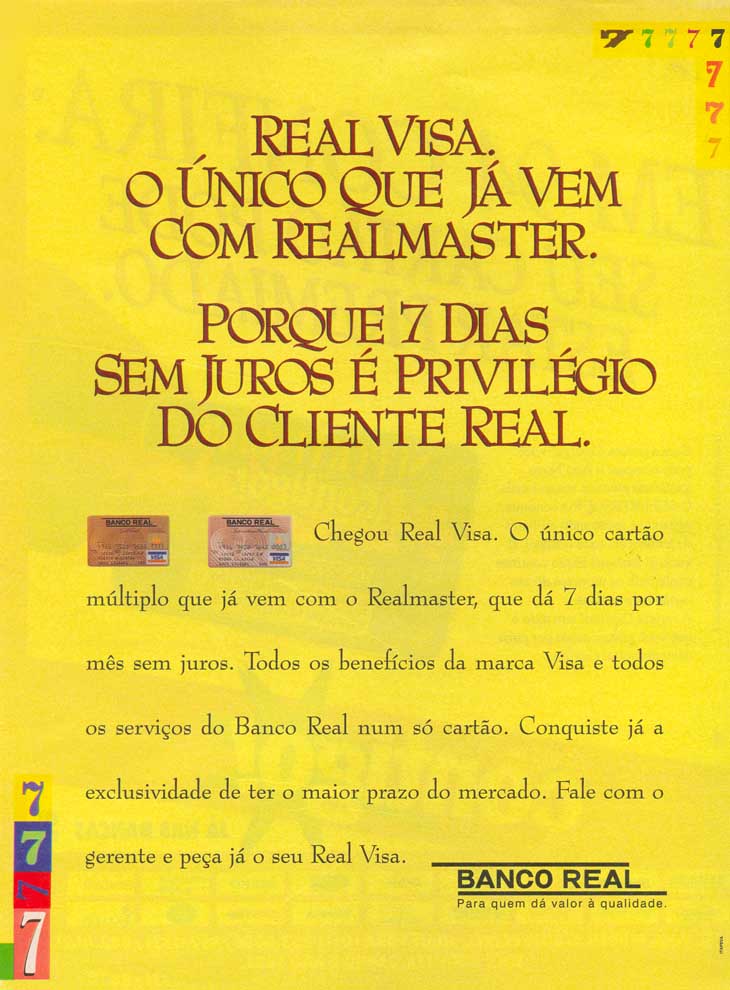 Cartão Real Visa