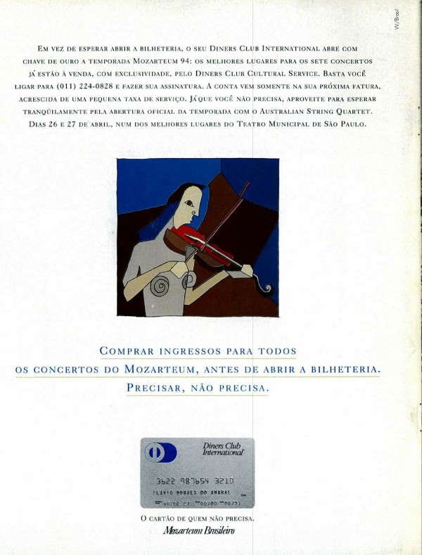 COMPRAR INGRESSOS PARA TODOS OS CONCERTOS DO MOZARTEUM, ANTES DE ABRIR A BILHETERIA. PRECISAR, NÃO PRECISA.