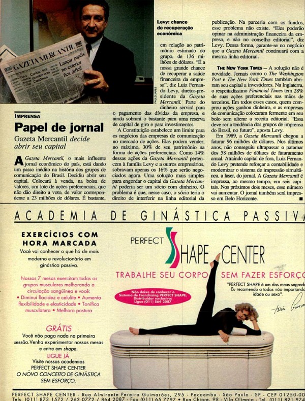 ACADEMIA DE GINÁSTICA PASSIVA. TRABALHE SEU CORPO SEM FAZER ESFORÇO.