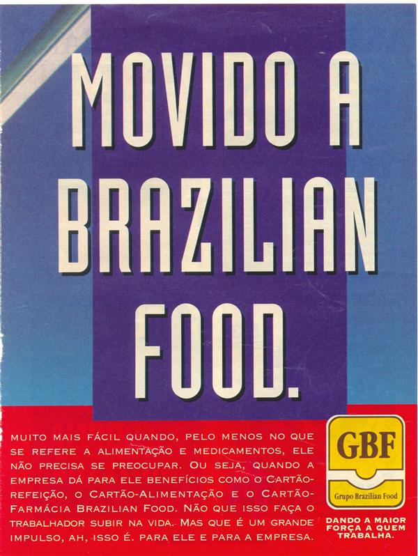 Cartão-alimentação e cartão-Farmácia Brazilian Food