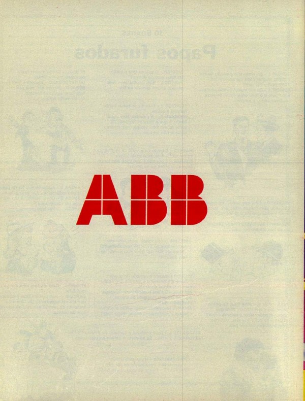 ABB. ASEA BROWN BOVERI: A MAIOR EMPRESA DE ENGENHARIA DA ENERGIA DO MUNDO.