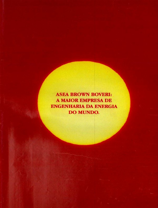 ABB. ASEA BROWN BOVERI: A MAIOR EMPRESA DE ENGENHARIA DA ENERGIA DO MUNDO.