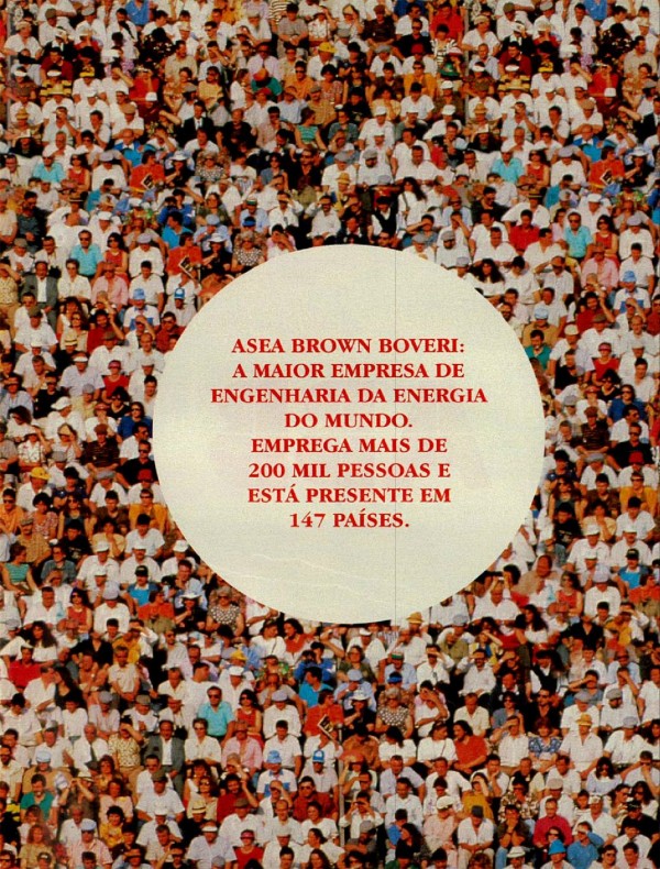 ABB. ASEA BROWN BOVERI: A MAIOR EMPRESA DE ENGENHARIA DA ENERGIA DO MUNDO.