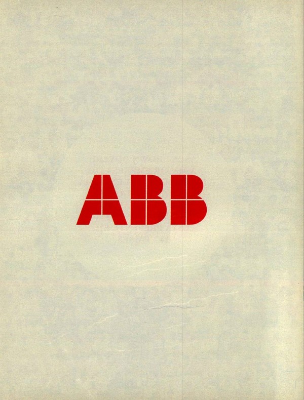ABB. ASEA BROWN BOVERI: A MAIOR EMPRESA DE ENGENHARIA DA ENERGIA DO MUNDO.