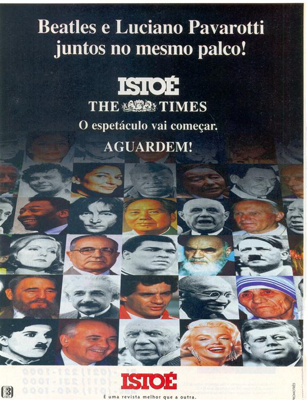 The Times, o espetáculo vai começar.