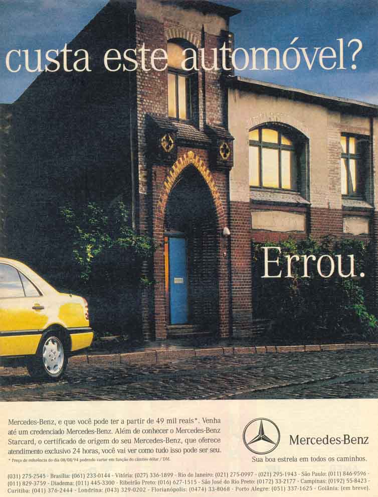 Modelo Série C/Mercedes-Benz Starcard
