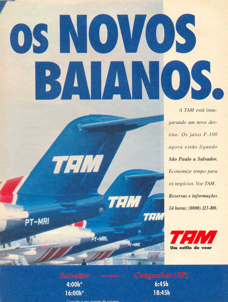 Jatos F-100 de São Paulo a Salvador