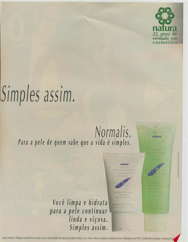 Normalis, para a pele de quem sabe que a vida é simples.