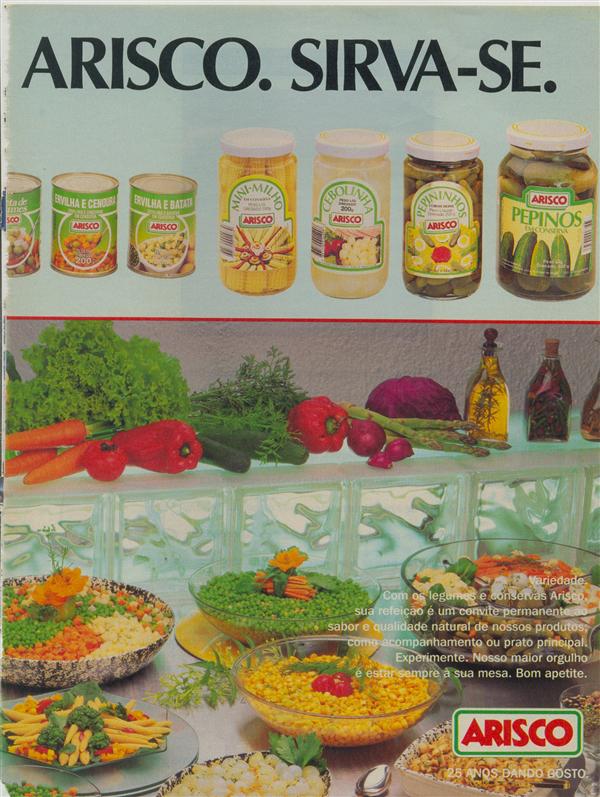 Legumes e conservas Arisco.