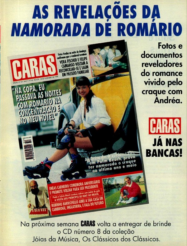 AS REVELAÇÕES DA NAMORADA DE ROMÁRIO