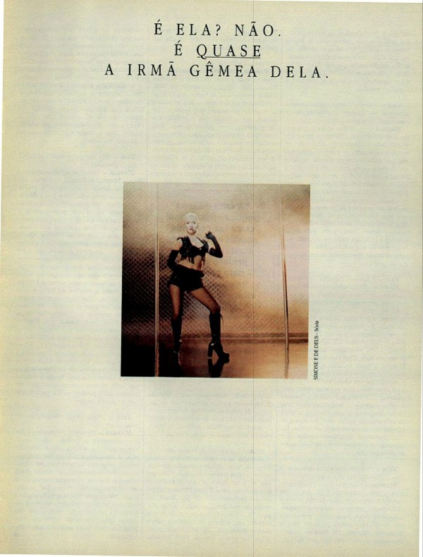 É ELA? NÃO. É QUASE A IRMÃ GÊMEA DELA. TUDO NELE É QUASE IGUAL. SE NO SEU EQUIPAMENTO DE SOM É TUDO QUASE, VOCÊ TEM QUASE UM GRADIENTE.