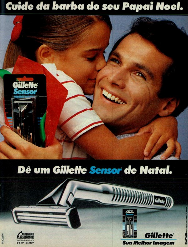 Cuide da barba do seu Papai Noel.