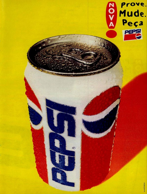 Agora eu tenho escolha. Prove. Mude. Peça. PEPSI. Agora você tem escolha.