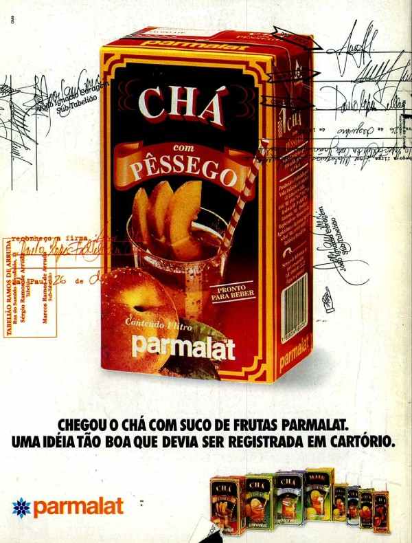 Chá com suco de frutas