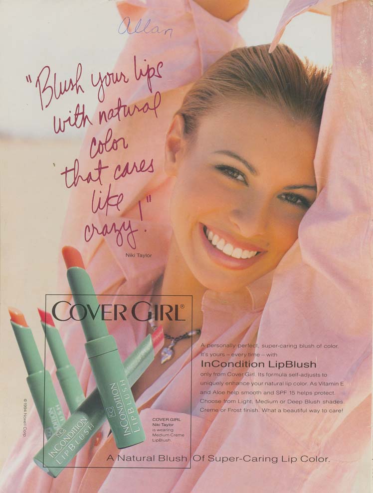 InCondition LipBlush, a natural blush of super-caring lip color.