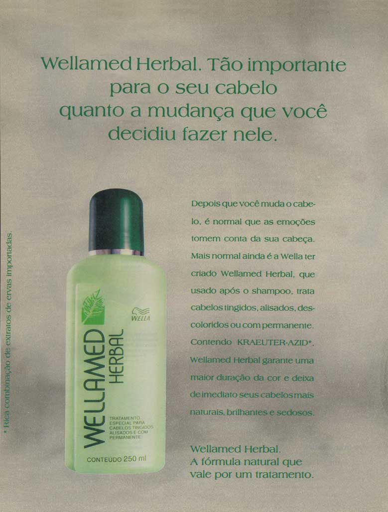 Wellamed  Herbal, a fórmula natural que vale por um tratamento.