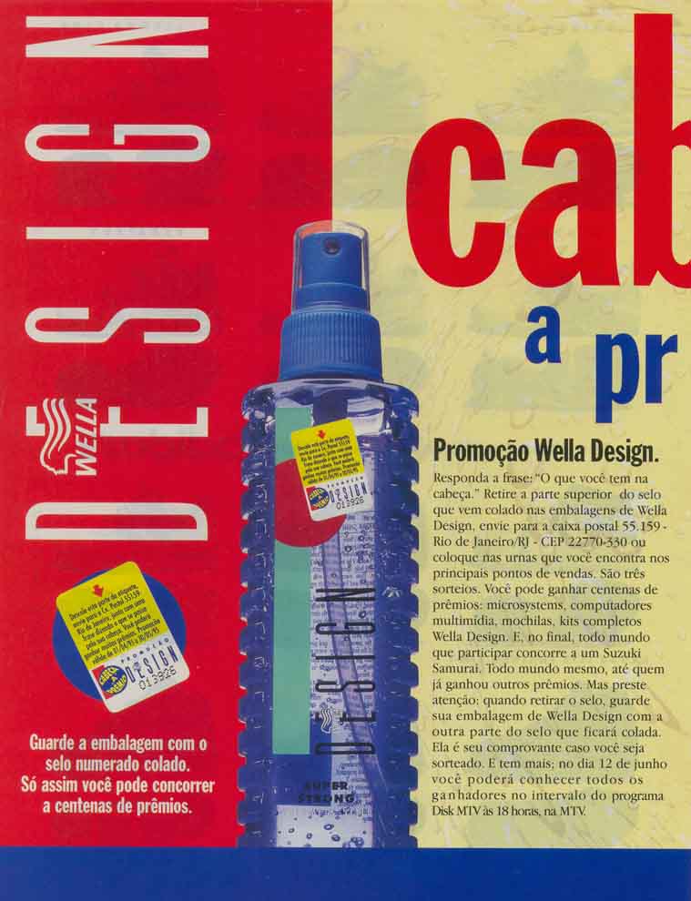 Promoção Wella Design