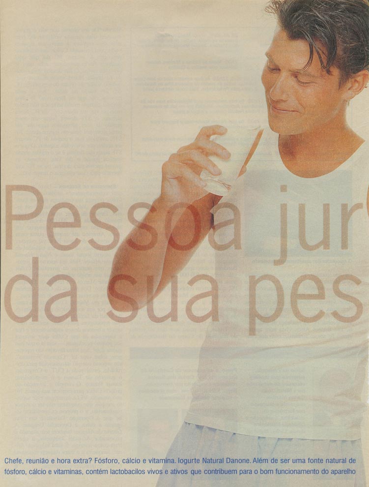 Iogurte Danone, sua dose diária de saúde.
