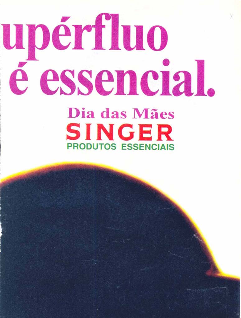 Eletrodomésticos, móveis residenciais e produtos de costura.