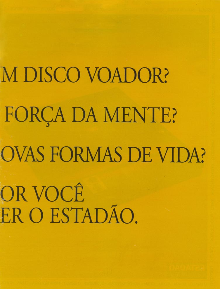 Estadão de domingo