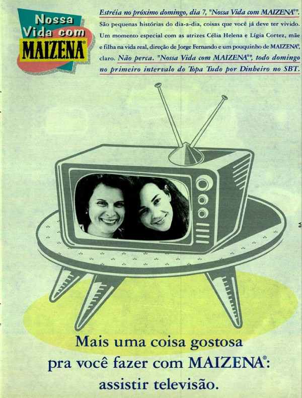 Mais uma coisa gostosa pra você fazer com MAIZENA: assistir televisão