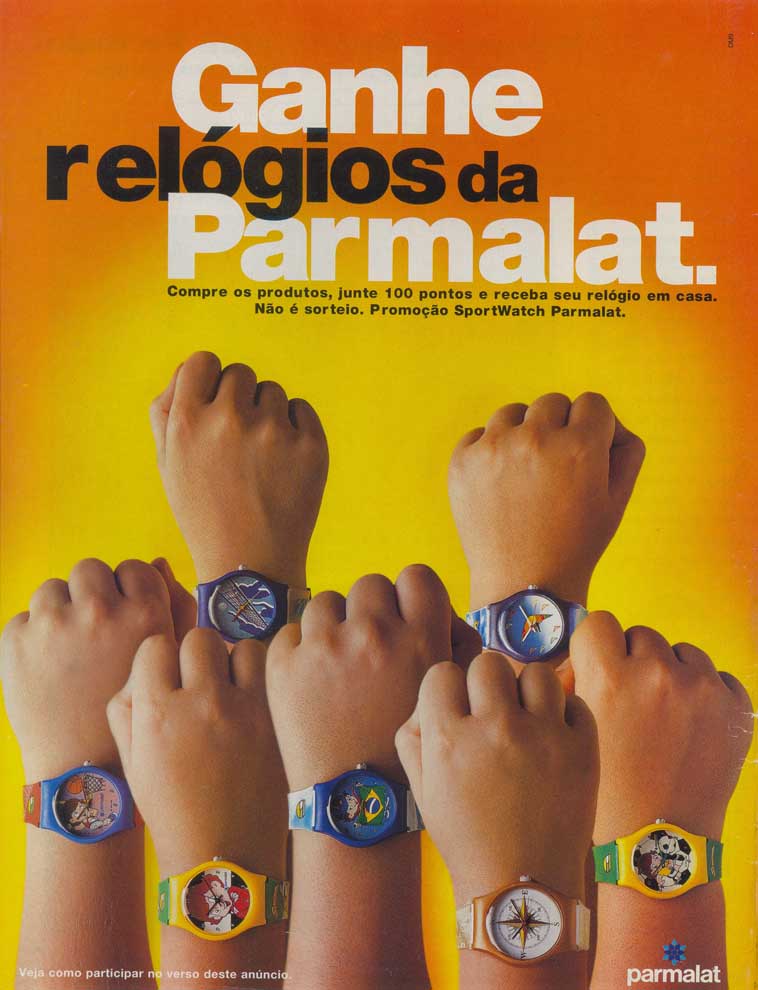 Promoção SportWatch Parmalat