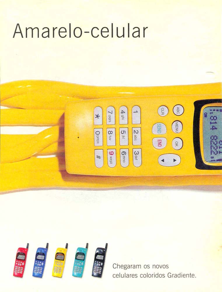 Celulares Coloridos Gradiente
