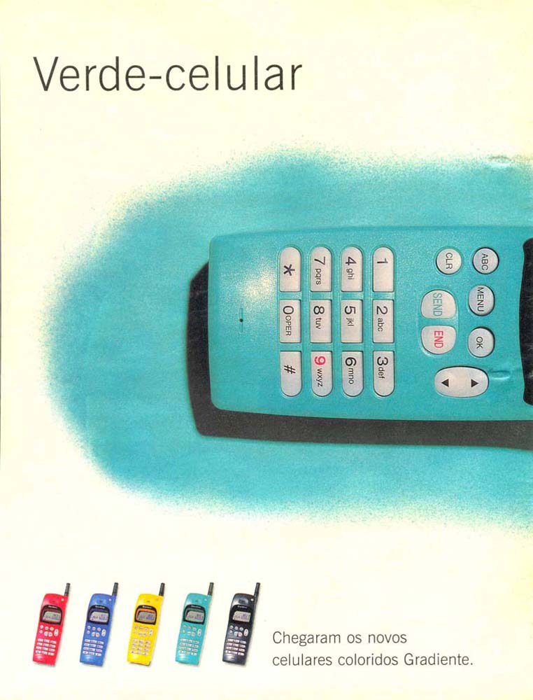 Celulares Coloridos Gradiente