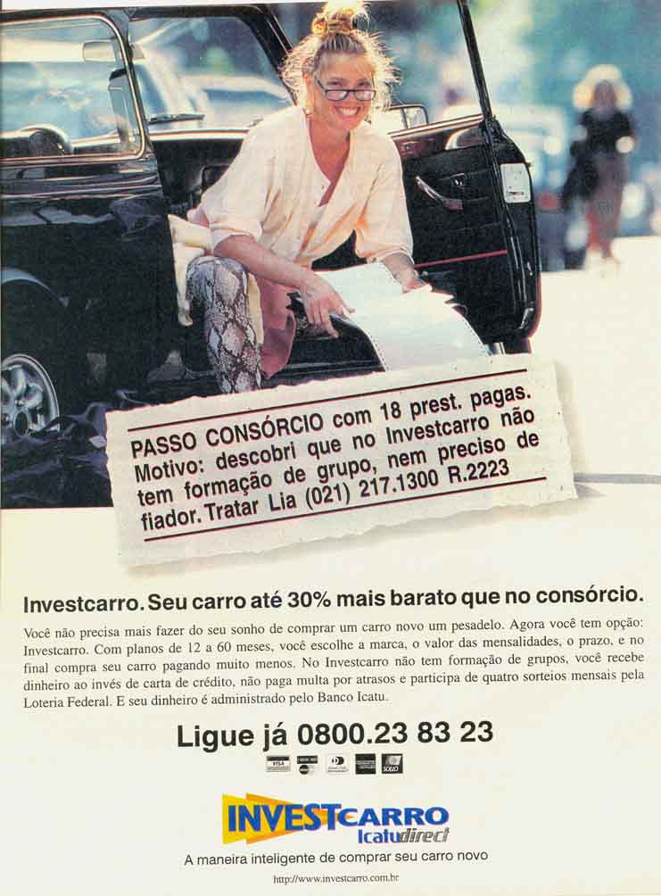 Investcarro, a maneira mais inteligente de comprar seu carro novo.