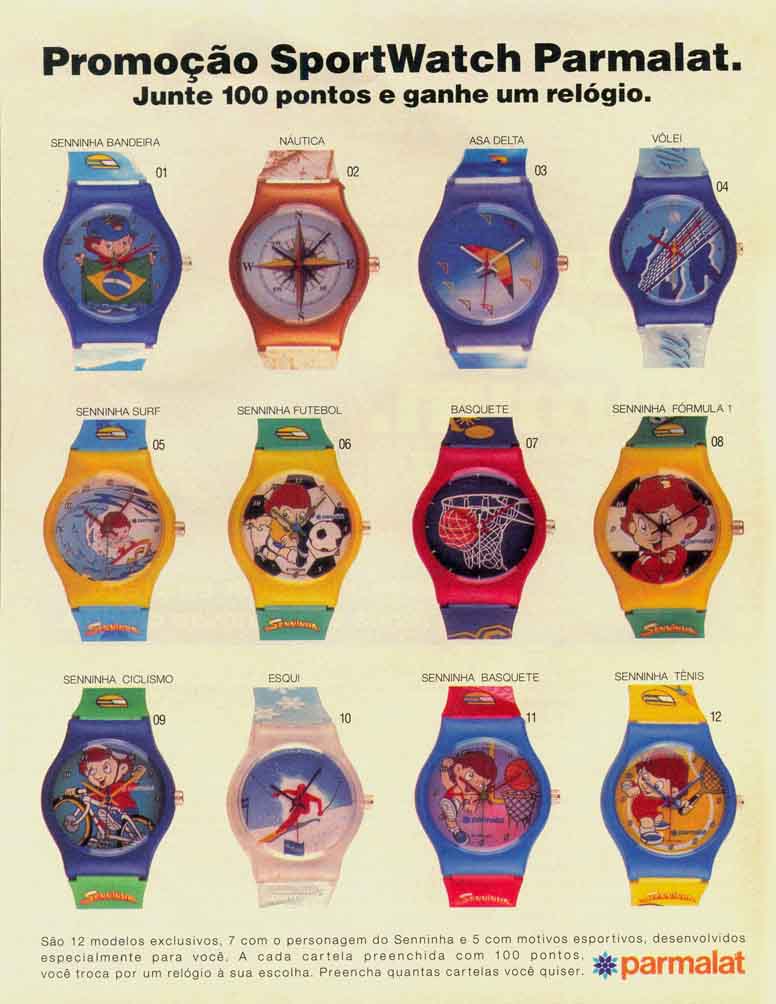 Promoção SportWatch Parmalat