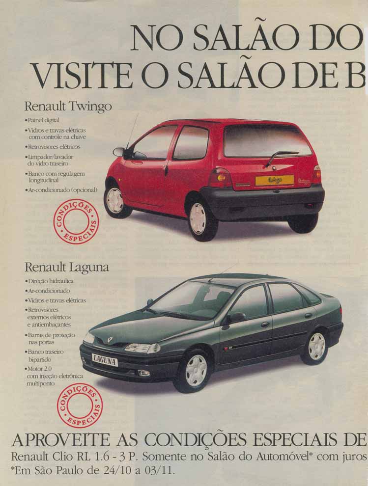 Renault Twingo, Renault 19, Renault Laguna, Renault Clio 1.6
