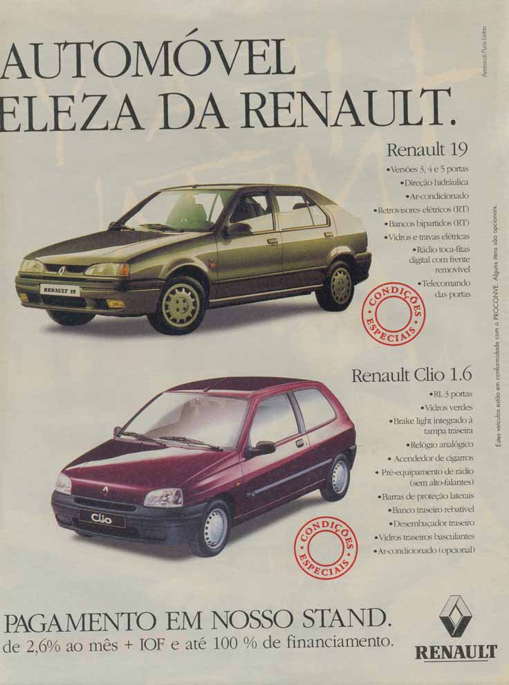 Renault Twingo, Renault 19, Renault Laguna, Renault Clio 1.6