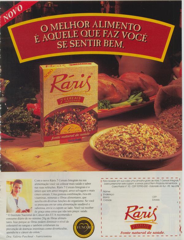 Ráris, fonte natural de saúde.