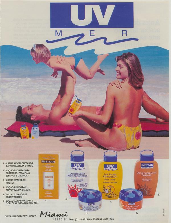 Produtos para bronzeamento